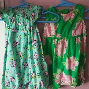 Baby girl rompers